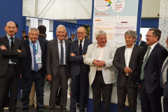 Visite officielle du stand