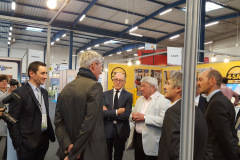 Visite officielle du salon